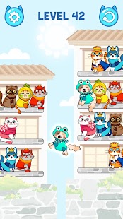 Cat Color Sort Puzzle Screenshot