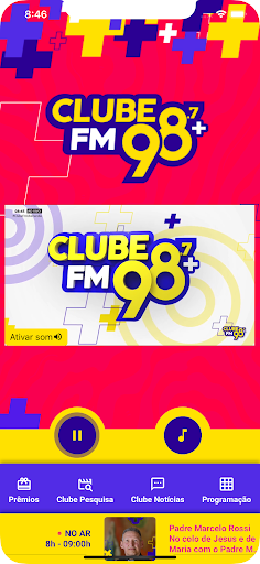 Android application Clube FM 98,7 screenshort
