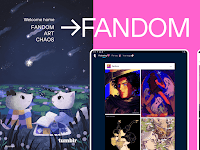 screenshot of Tumblr—Fandom, Art, Chaos