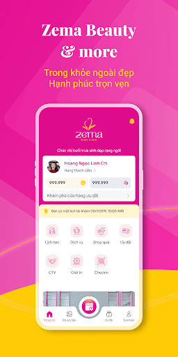 Android application ZEMA: BEAUTY & MORE screenshort