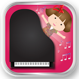 piano keyboard baby icon