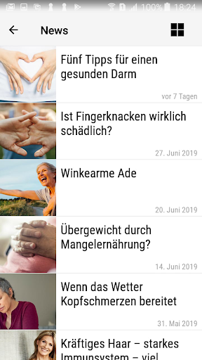 Android application SPRINGER Gesundheitszentrum screenshort