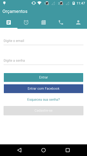 Android application Laboratório Buenos Ayres screenshort