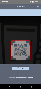 Take QR code - scanner