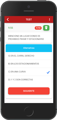 Examen de manejo Panama 2024 Screen 2