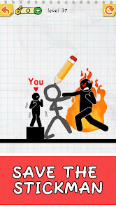 Draw 2 Save: Stickman Puzzle 1.1.1.3 APK + Mod (Unlimited money) for Android