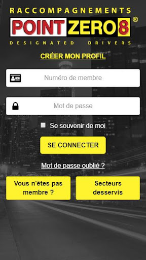 Android application Point Zéro 8 screenshort