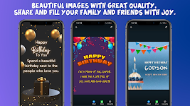 screenshot of Birthday Wishes and Greetings
