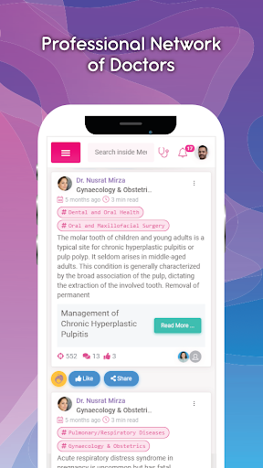Android application MedSynapse screenshort