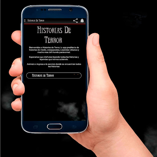 Android application Historias de Terror screenshort