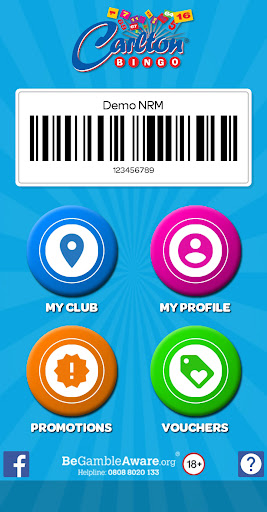 Android application Carlton Bingo screenshort