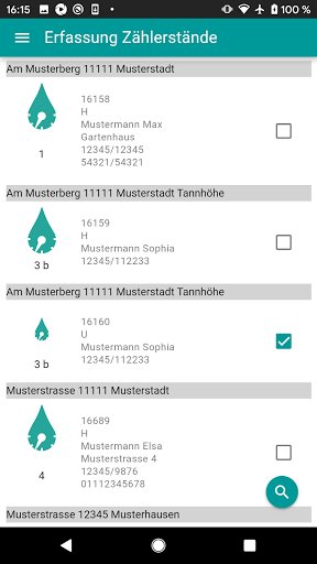Zählerablesung Screen 2