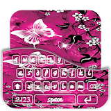 Butterfly Emoji Keyboard Theme live icon