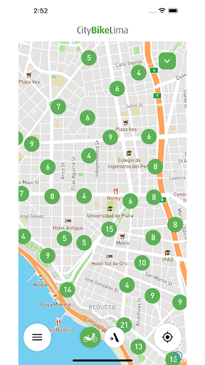 CityBike Lima Screen 2