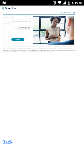 Android application GLIC SOA screenshort