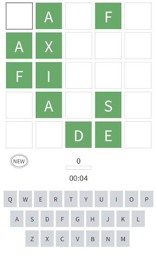 Android application WordSquare screenshort