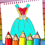 Coloring Book Dress