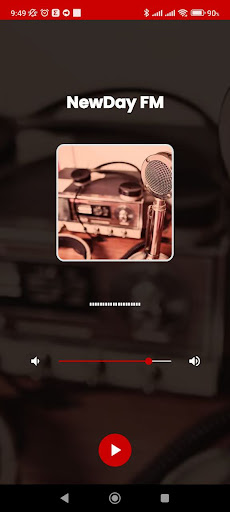 Android application NewDayFM lite screenshort