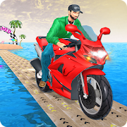 Water Park Bike Rider - Moto Stunt Bike Games