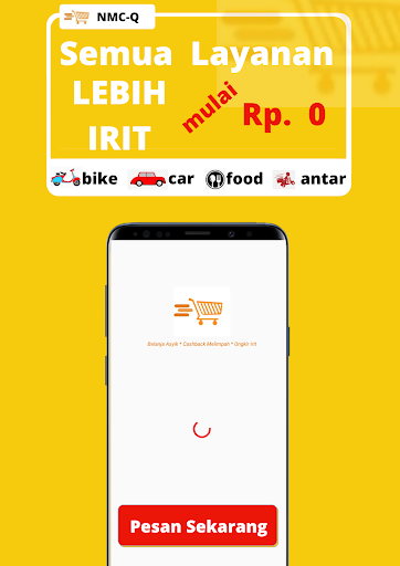 Android application NMC-Q Ojek & Belanja Online screenshort
