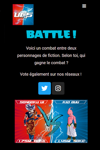 Android application Ultimate Fictional Showdown screenshort