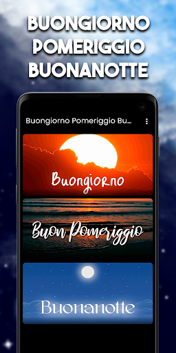 Android application Buongiorno Sera Notte screenshort