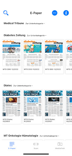 Android application Medical Tribune für Ärzte screenshort