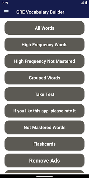 Vocabulary Builder for GRE® - 5.2 - (Android)
