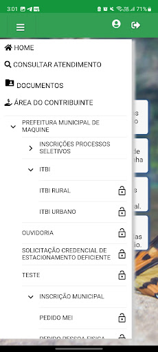Maquiné Serviços Online Screen 2