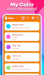 My Color Note Notepad