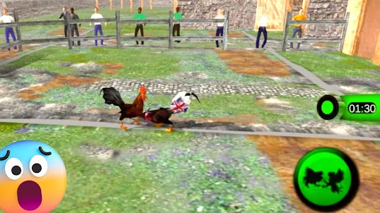 Rooster Battle-Chicken Fight