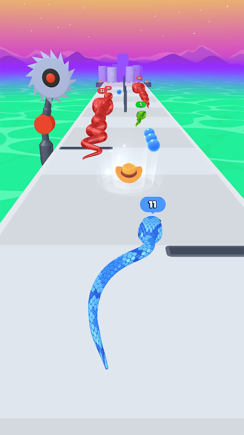 蛇のランニングゲームのおすすめ画像4