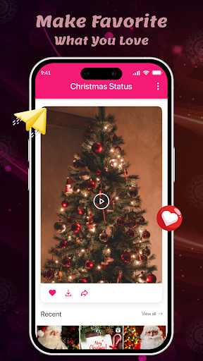 Christmas Video Status Screen 3
