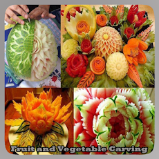 果物と野菜の彫刻のおすすめ画像1