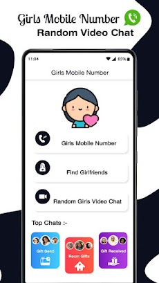 Girls Mobile Number Prank – Girls Live Video Callのおすすめ画像3