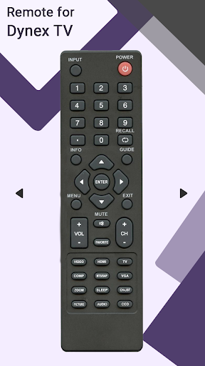 Android application Remote for Dynex TV screenshort