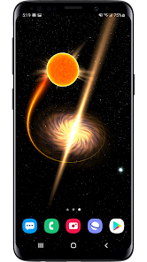 Captura de Pantalla 10 Black Hole Simulation 3D Live  android