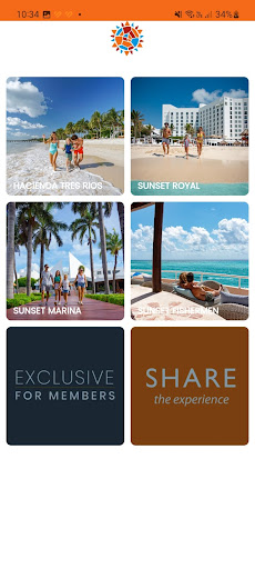SunsetWorld App Screen 2