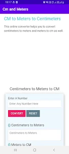 CM to Meters to Centimeters