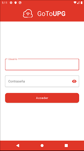Android application GoToUPG screenshort