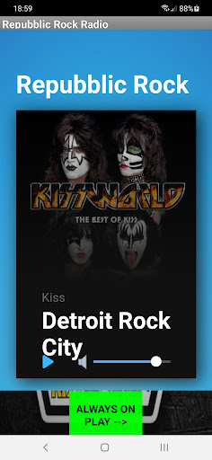 Repubblic Rock Radio Screen 2