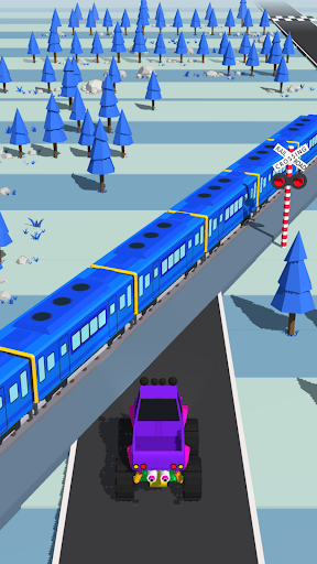Android application Traffic Run Race 3D screenshort