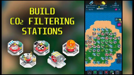 Android application CO2 Miner Tycoon screenshort