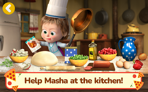 Masha and the Bear Pizza Maker 9