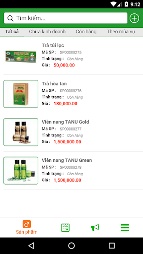 Android application Nông sản an toàn Tây Ninh screenshort