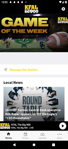 Android application KFAL The Big 900 screenshort