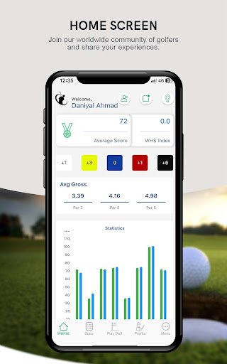 Android application GEMGolfers Golf Leagues& Tours screenshort