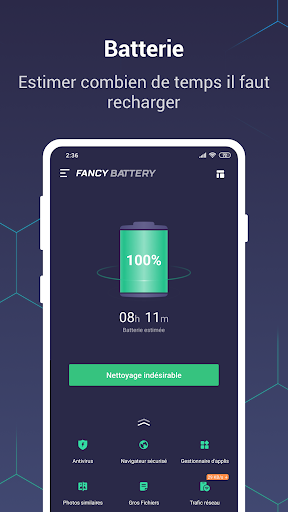 Aperçu de l'application