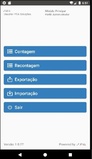 PDA - Inventário Screen 3