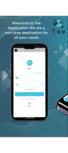 Android application Tee screenshort